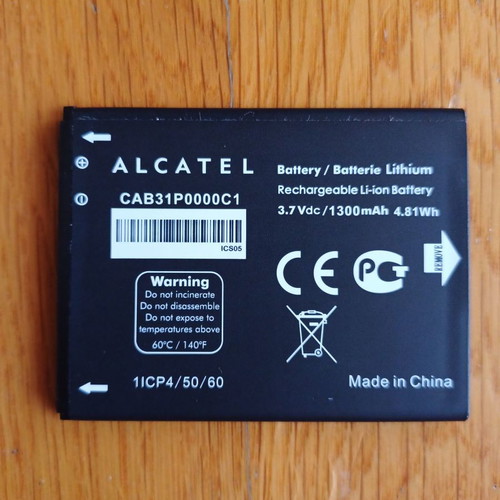Alcatel onetouch Pop C2 used, Dual SIM, Android smartphone, black