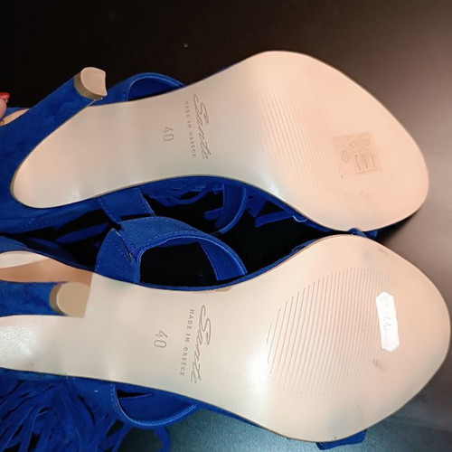 Sante shoes blue sandals size 40 new