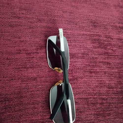 Essel Vintage Sunglasses Frame used, narrow rectangular metal