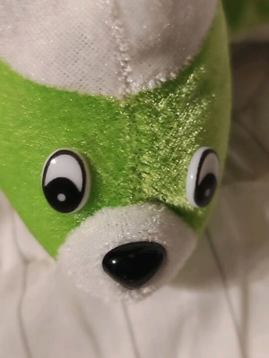 Stuffed toy airplane like new with a cute face