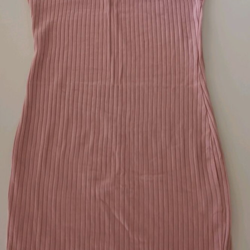 Pink strap dress like new, size S