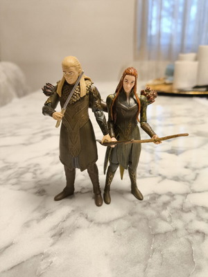 Συλλεκτικές φιγούρες The Hobbit σετ Legolas & Tauriel 10εκ The Bridge Direct