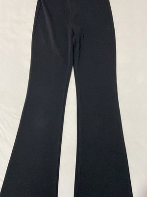 Stradivarius black flare pants XS