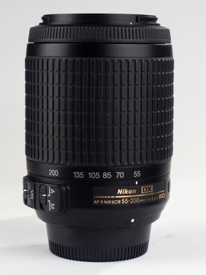 Nikon AF-S DX Nikkor 55-200mm f/4-5.6G ED VR τηλεφακός ζουμ μεταχειρισμένος
