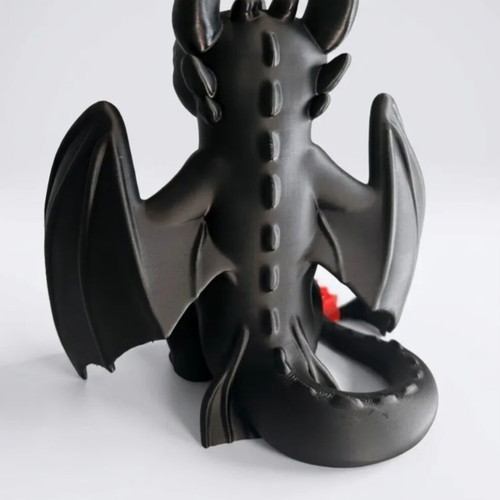 Night Fury 3D εκτυπωμένη βάση χειριστηρίου gaming καινούργια