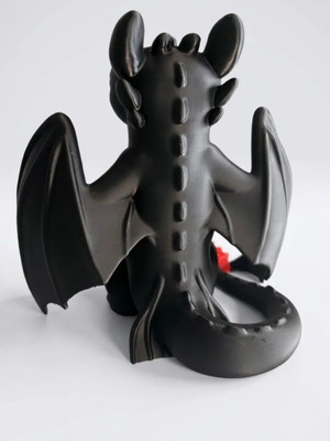 Night Fury 3D εκτυπωμένη βάση χειριστηρίου gaming καινούργια