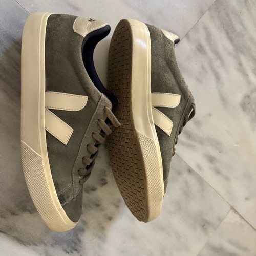 Veja Campo men's shoes used, suede, green size 41