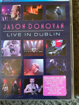 Jason Donovan Live In Dublin DVD μεταχειρισμένο, άριστη κατάσταση