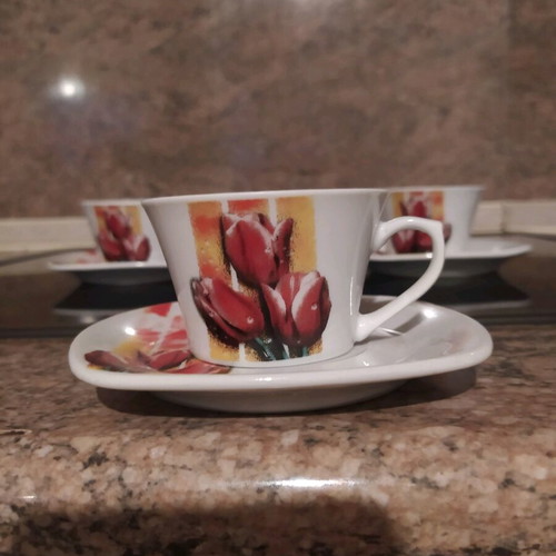 Coffee cups for Greek coffee like new, set of 4 pieces