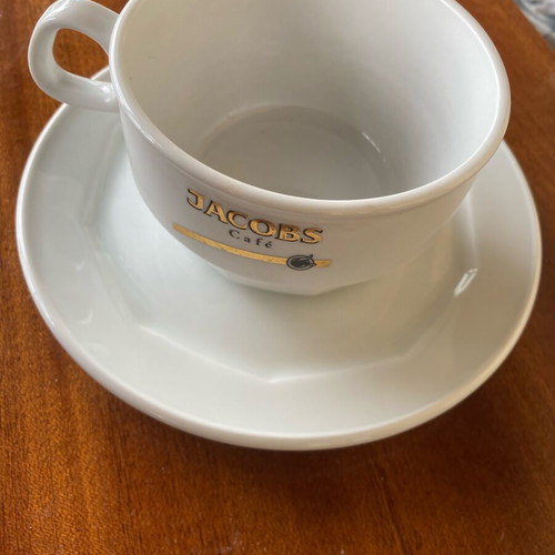 Jacobs set with large cup and luxury plate like new