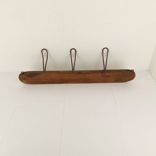 Wooden cafe coat rack used, 1930s vintage