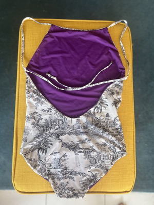 Wolford Antoinette reversible one-piece swimsuit, size M, like new