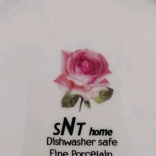 SNT Home serving platter, dishwasher safe, floral design