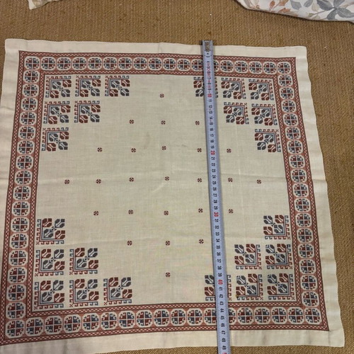 Handmade embroidery used