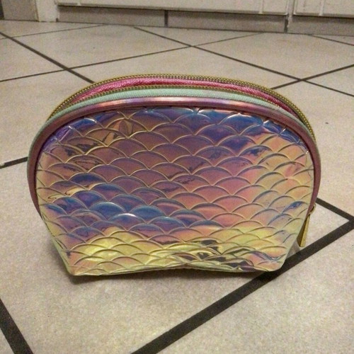 Mermaid toiletry bag used