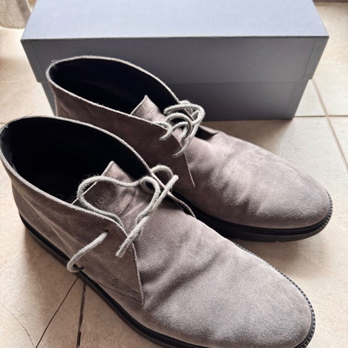 Desert boots Hogan used, gray, size 46-46.5