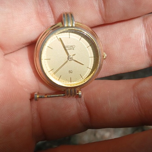 Seiko Quartz Watch gold plated, like new