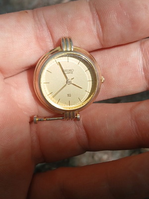 Seiko Quartz Watch gold plated, like new