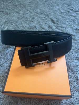 Hermes belt new, black, size 115
