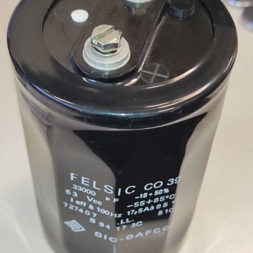 Capacitor 33000μF/63V like new, 85 degrees Celsius