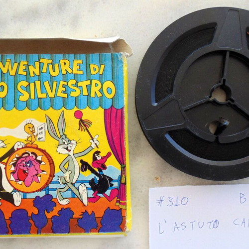Home Movie Film 8 mm Warner Bros Cartoon Canary Row