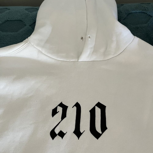 Hoodie 210 ATH FNST white used, size M