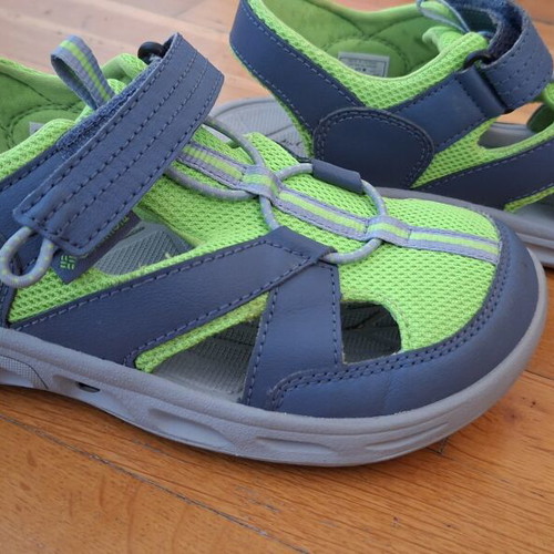 Techsun Wave children's sandals Columbia used, size 34, blue and green