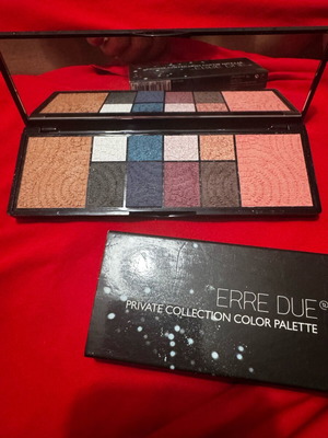Erre Due eyeshadow palette collectible new, private collection with 8 shadows and 2 blushes