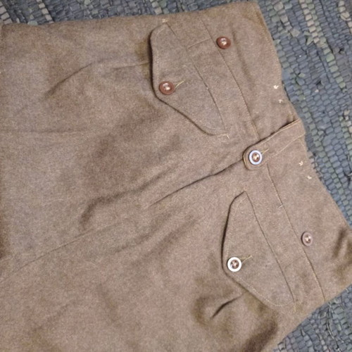 British Army wool military battle trousers like new 1951 size 34