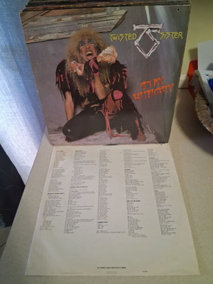 Twisted Sister Stay Hungry metal vinyl record