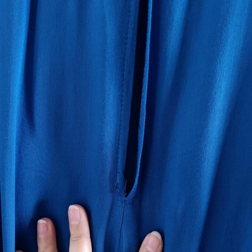 Secret royal blue jumpsuit with elastic waist and legs