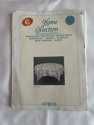 Vintage fabric sample book with 17 white linen samples, like new