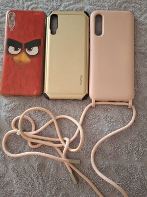Samsung A70 cases used, set of 3