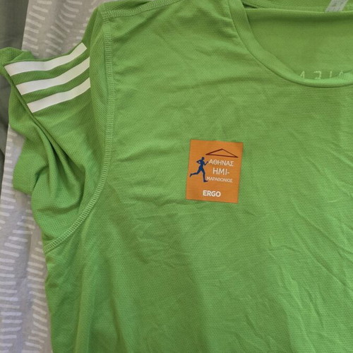 Adidas T-Shirt Athens Half Marathon 2024 size L like new