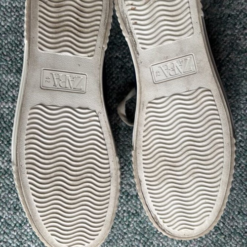 Zara denim shoes used, size 42, blue