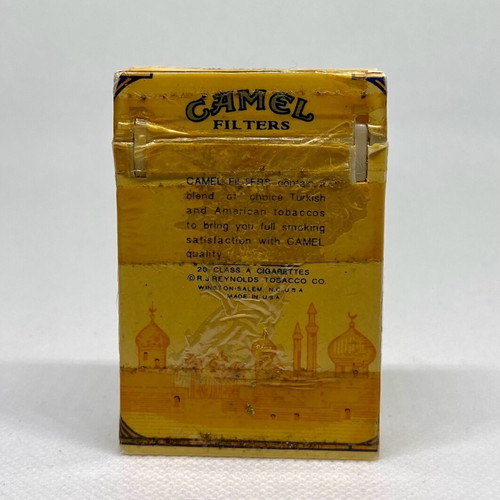 Camel collectible lighter used in cigarette pack shape