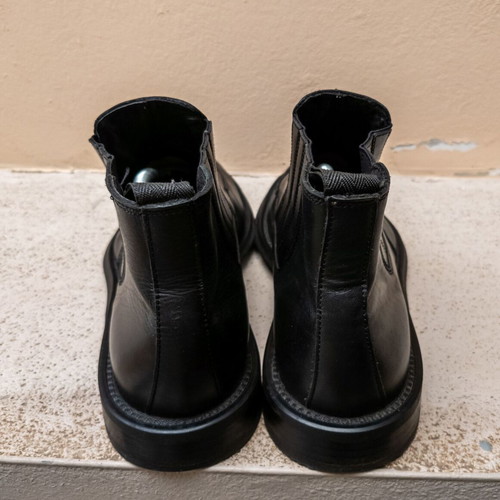 Thomas Stanford men's leather boots with elastic size 40 like new