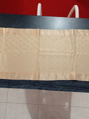 Table runner used gold beige 120x45 cm