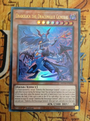 Diabolica The Draconique General Effect Monster από 2024 Mega Tin Dueling Mirrors