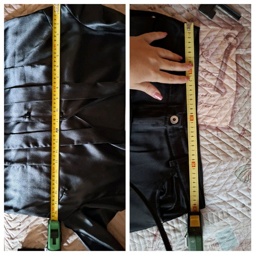 More women's set black shirt and pants like new, size Large