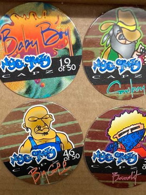 Τάπες POG, Slammer, Milk Cap 12 τεμάχια σαν καινούργιο