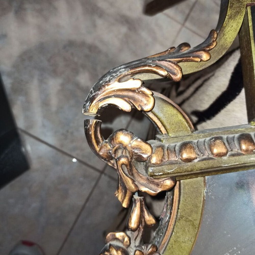 Mirror used with plaster frame, height 128, width 60