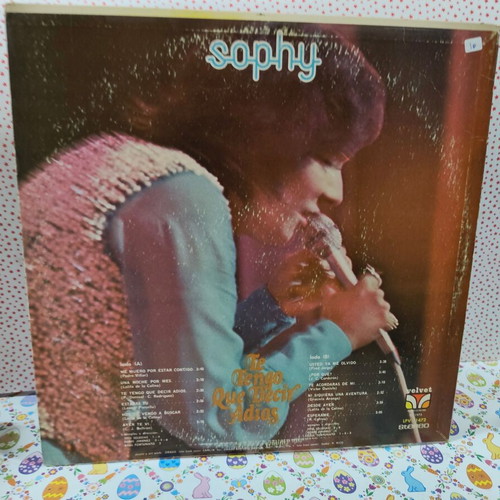 Sophy Te Tengo Que Decir Adios vinyl record used, Latin