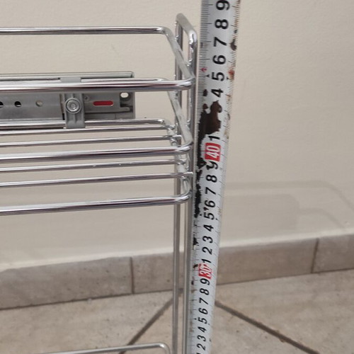 Sliding metal rack like new