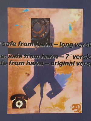 Massive Attack Safe From Harm vinyl record used, electronic