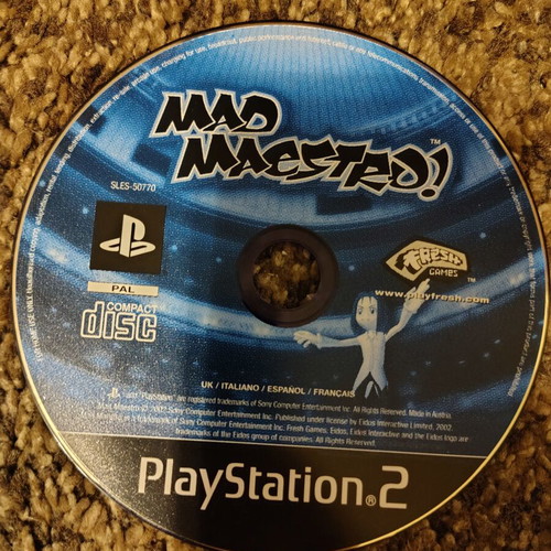 Mad Maestro PlayStation 2 game used, disk only