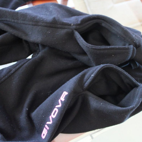 Givova tracksuit set with sweatshirt size S like new, blue