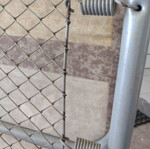 Old functional folding bed used
