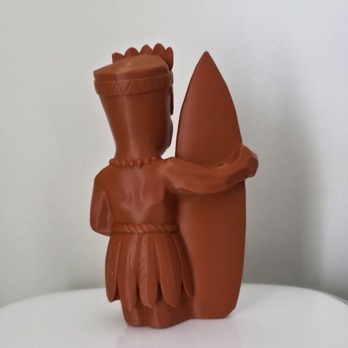 Tiki 3D figure like new, Welcome print, 9x5x15cm