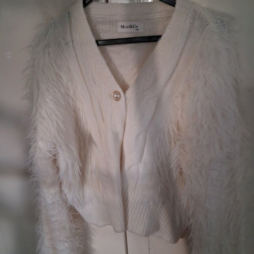 Jacket size L like new, white